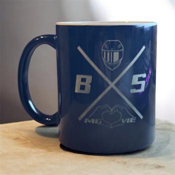 Kaffeetasse aus Keramik, 300ml Füllvermögen- schwarz